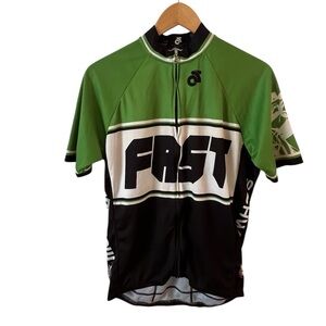 Champ System zip up polyester performance short sleeve cycling jersey, szXL